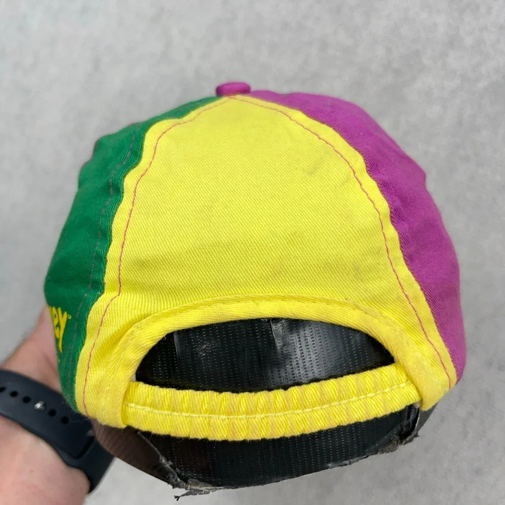 Vintage Barney Hat Youth Kids 4-6 Painter Cap 90s 1992 Lyons Group TV Show Promo